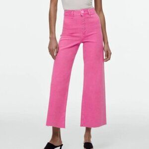 Zara Wide Leg Marine Jeans/Pants